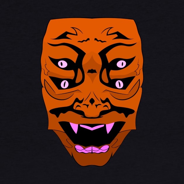 Demon Mask V by LordNeckbeard